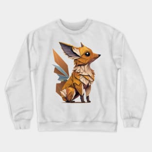 Animal origami ficticio #9 Crewneck Sweatshirt